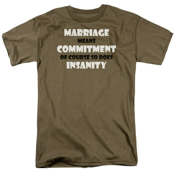 - Marriage Insanity - Short Sleeve Shirt - XX-Large