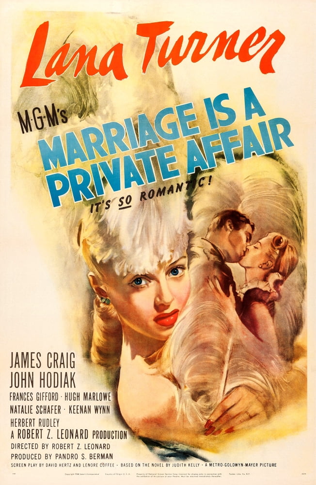 Marriage Is A Private Affair Canvas Art - (24 x 36)