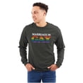 thumbnail image 1 of Marriage Is Gay LGBTQ Rights Pride Long Sleeve TShirt Men Women Brisco Brands L, 1 of 6