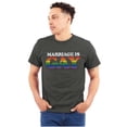 thumbnail image 1 of Marriage Is Gay LGBTQ Rights Pride Men's Graphic T Shirt Tees Brisco Brands L, 1 of 6