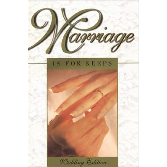 Pre-Owned Marriage is for Keeps: Foundations for Christian Marriage: Wedding Edition with Marriage Rite and Readings (Paperback) 0926412124 9780926412125