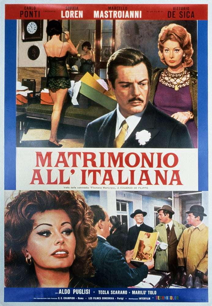 Marriage Italian Style Canvas Art - (11 x 17)
