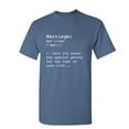 thumbnail image 1 of Marriage Lets You Annoy One Special Person Sarcastic Humor Graphic Novelty Funny T Shirt, 1 of 5