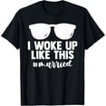 thumbnail image 1 of Marriage Newly Wed Sunglasses for Couple HusbandWife T-Shirt, 1 of 4