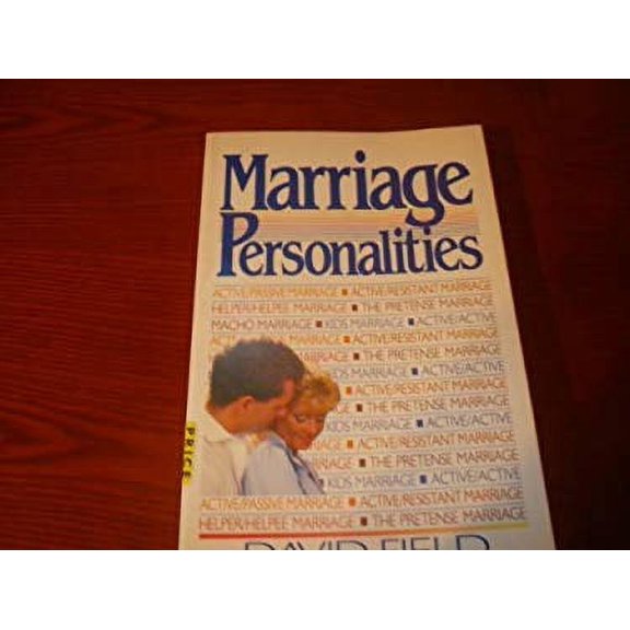 Pre-Owned Marriage Personalities (Paperback) 9780890814765