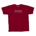 thumbnail image 1 of Marriage Short Sleeve T-shirt Father of Bride Design-Maroon-XXL, 1 of 4