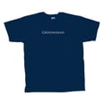 thumbnail image 1 of Marriage Short Sleeve T-shirt Groomsman Design-Navy-Large, 1 of 4