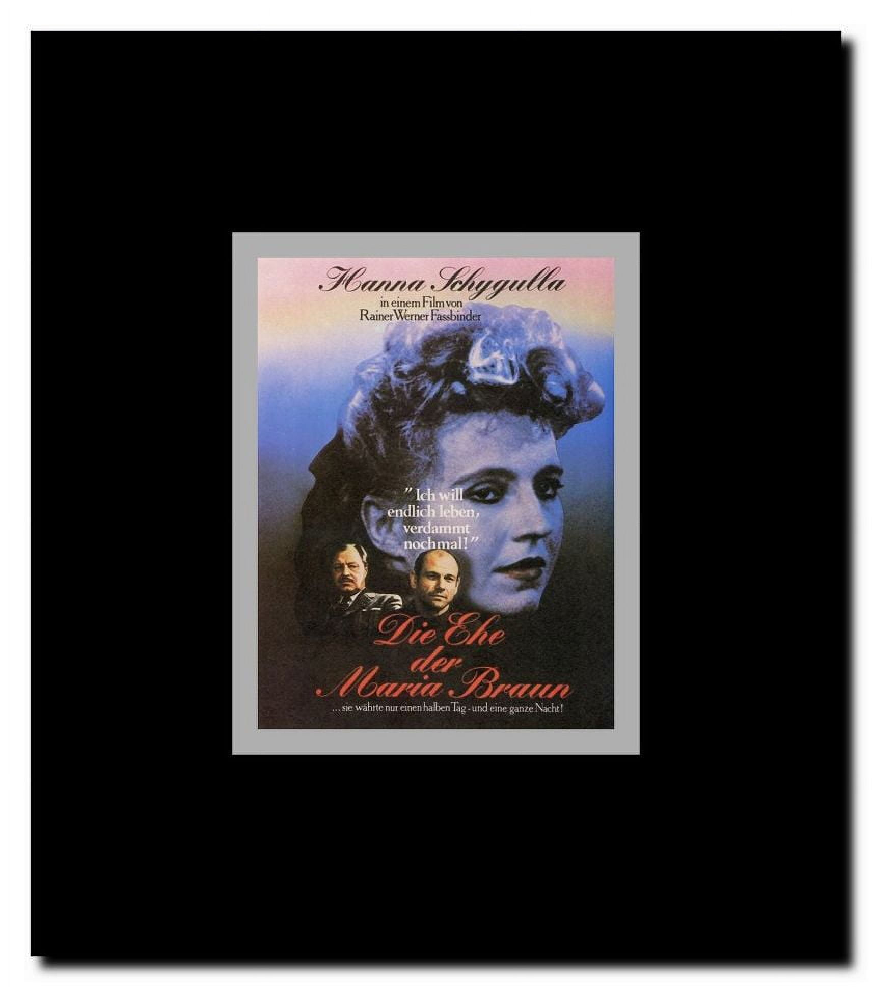 Marriage of Maria Braun Framed Movie Poster