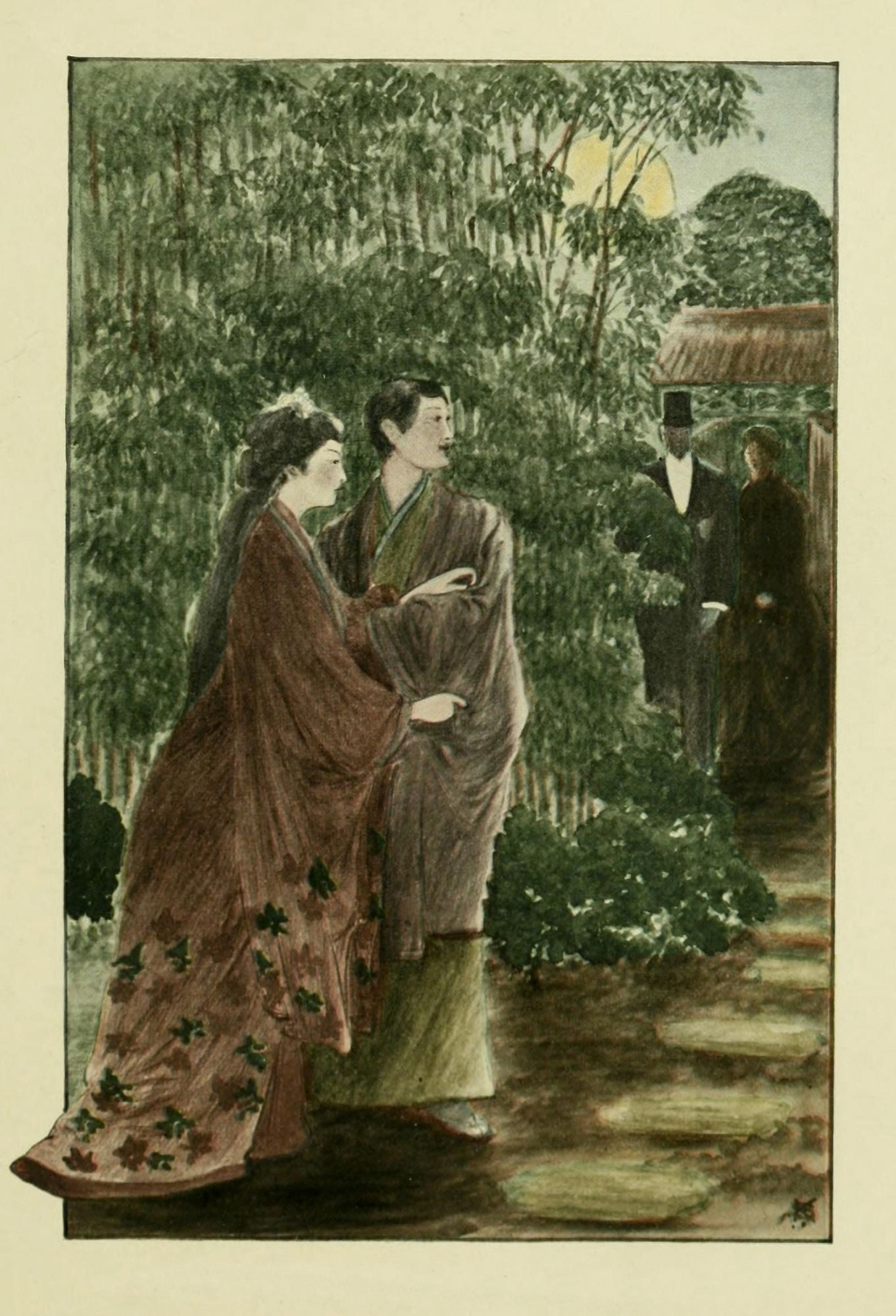 Marriage preparations Daughters of Nijo 1904 Canvas Art - Kiyokichi Sano (24 x 36)