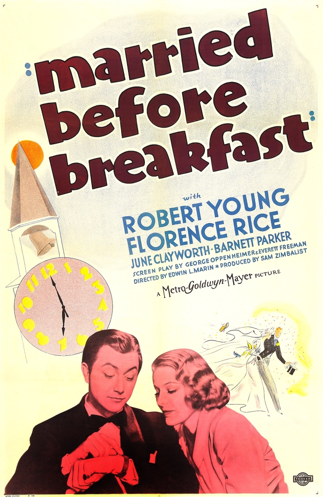 Married Before Breakfast U Canvas Art - (11 x 17)