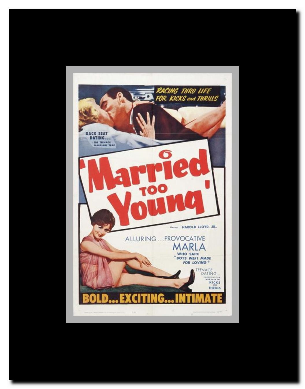 Married Too Young Framed Movie Poster