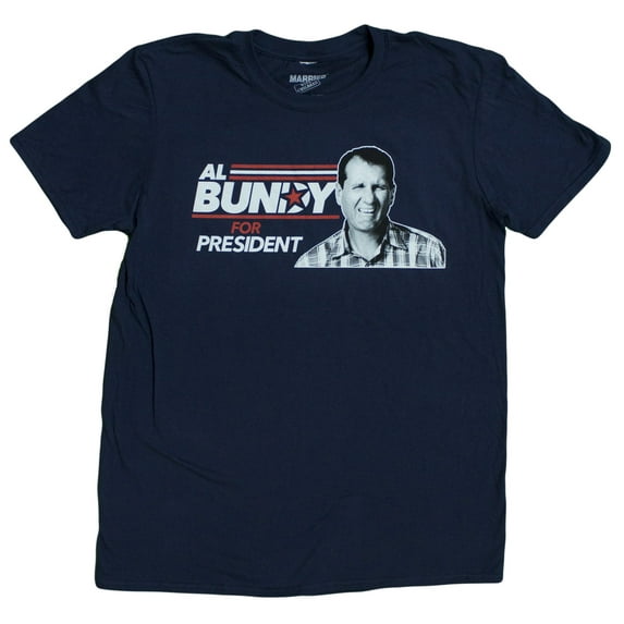 Married With Children Al Bundy For President Men's T-Shirt (Large)