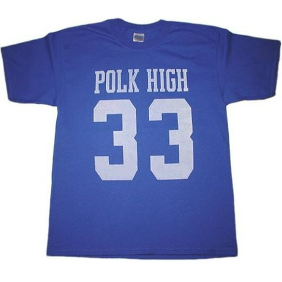 Married with Children Al Bundy Polk High 33 Adult Blue T-Shirt