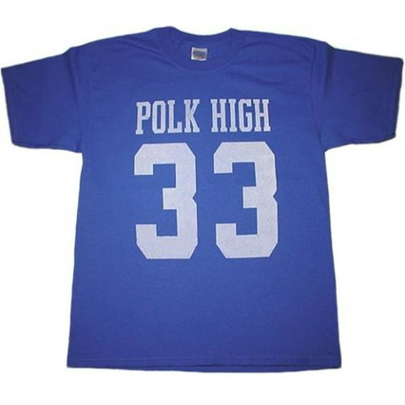 Married with Children Al Bundy Polk High 33 Adult Blue T-Shirt