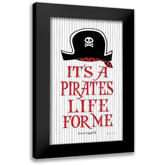Marrott, Stephanie 10x14 Black Modern Framed Museum Art Print Titled - Pirates Life