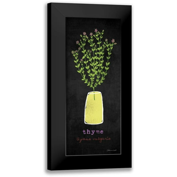 Marrott, Stephanie 10x18 Black Modern Framed Museum Art Print Titled - Thyme
