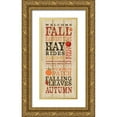 thumbnail image 1 of Marrott, Stephanie 10x18 Gold Ornate Wood Framed with Double Matting Museum Art Print Titled - Welcome Harvest, 1 of 4