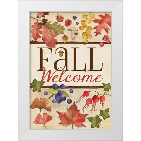 Marrott, Stephanie 11x14 White Modern Wood Framed Museum Art Print Titled - Harvest Flag