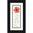 thumbnail image 1 of Marrott, Stephanie 11x24 Black Ornate Wood Framed with Double Matting Museum Art Print Titled - Happy Flower, 1 of 4