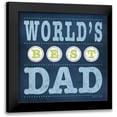 thumbnail image 1 of Marrott, Stephanie 12x12 Black Modern Framed Museum Art Print Titled - Best Dad, 1 of 5