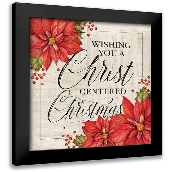 Marrott, Stephanie 12x12 Black Modern Framed Museum Art Print Titled - Christ Centered