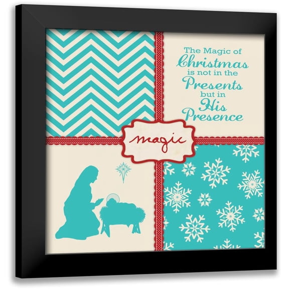 Marrott, Stephanie 12x12 Black Modern Framed Museum Art Print Titled - His Presence