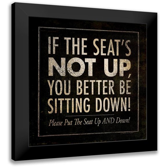 Marrott, Stephanie 12x12 Black Modern Framed Museum Art Print Titled - Lid Down