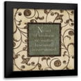 thumbnail image 1 of Marrott, Stephanie 12x12 Black Modern Framed Museum Art Print Titled - No Act, 1 of 5