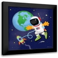 thumbnail image 1 of Marrott, Stephanie 12x12 Black Modern Framed Museum Art Print Titled - Space Flight, 1 of 5