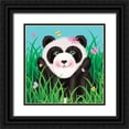 thumbnail image 1 of Marrott, Stephanie 12x12 Black Ornate Wood Framed with Double Matting Museum Art Print Titled - Counting Butterflies, 1 of 4
