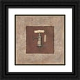thumbnail image 1 of Marrott, Stephanie 12x12 Black Ornate Wood Framed with Double Matting Museum Art Print Titled - Kings Screw 1800s, 1 of 4
