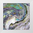 thumbnail image 1 of Marrott, Stephanie 12x12 White Modern Wood Framed Museum Art Print Titled - Aqua Lavender, 1 of 4