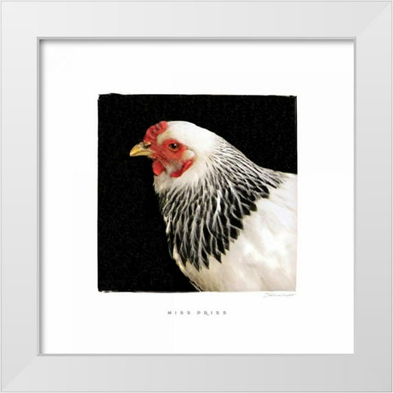 Marrott, Stephanie 12x12 White Modern Wood Framed Museum Art Print Titled - Miss Priss