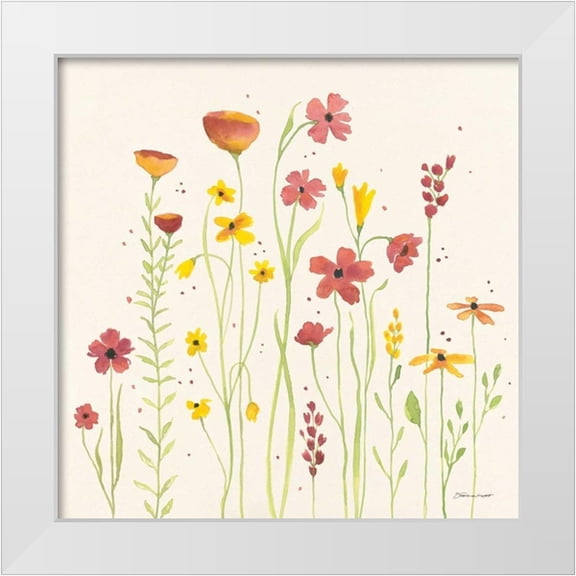 Marrott, Stephanie 12x12 White Modern Wood Framed Museum Art Print Titled - Spring Garden