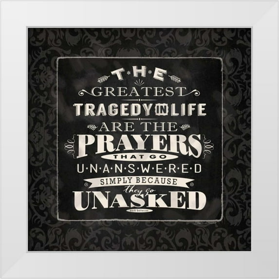 Marrott, Stephanie 12x12 White Modern Wood Framed Museum Art Print Titled - The Greatest BandW