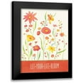 thumbnail image 1 of Marrott, Stephanie 12x14 Black Modern Framed Museum Art Print Titled - Bloom Garden, 1 of 5