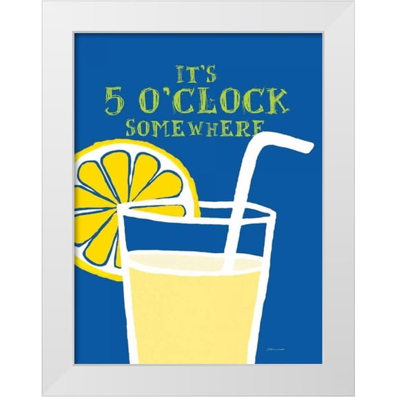 Marrott, Stephanie 12x14 White Modern Wood Framed Museum Art Print Titled - 5 OClock