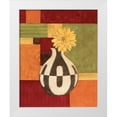 thumbnail image 1 of Marrott, Stephanie 12x14 White Modern Wood Framed Museum Art Print Titled - Abstract Floral I, 1 of 4