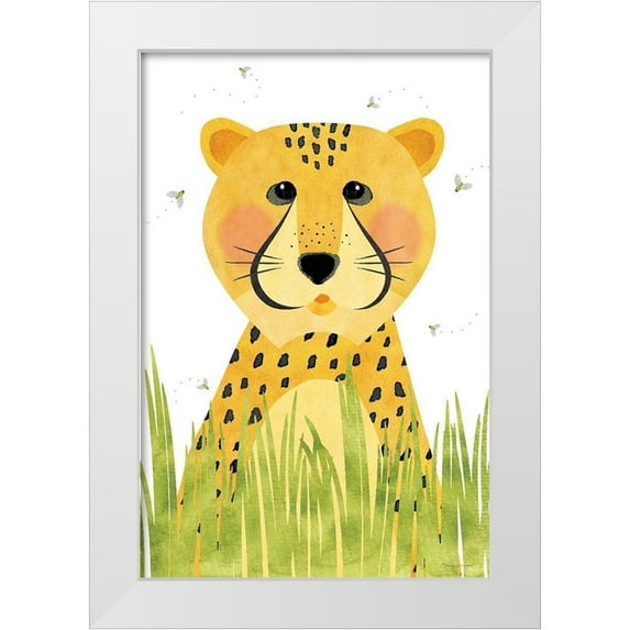 Marrott, Stephanie 13x18 White Modern Wood Framed Museum Art Print Titled - Cheetah