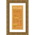 thumbnail image 1 of Marrott, Stephanie 13x24 Gold Ornate Wood Framed with Double Matting Museum Art Print Titled - Notes to Children II, 1 of 4