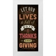 thumbnail image 1 of Marrott, Stephanie 13x24 White Modern Wood Framed Museum Art Print Titled - Let Our Lives, 1 of 4