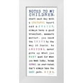 thumbnail image 1 of Marrott, Stephanie 13x24 White Modern Wood Framed Museum Art Print Titled - Notes to Children VI, 1 of 4