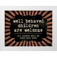 thumbnail image 1 of Marrott, Stephanie 14x12 White Modern Wood Framed Museum Art Print Titled - Well Behaved, 1 of 4
