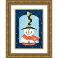 thumbnail image 1 of Marrott, Stephanie 14x18 Gold Ornate Wood Framed with Double Matting Museum Art Print Titled - Winter Welcome, 1 of 4