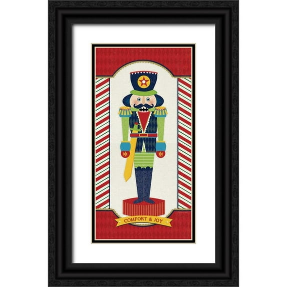 Marrott, Stephanie 14x24 Black Ornate Wood Framed with Double Matting Museum Art Print Titled - Nutcracker IV