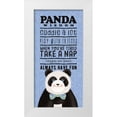 thumbnail image 1 of Marrott, Stephanie 14x24 White Modern Wood Framed Museum Art Print Titled - Panda Wisdom, 1 of 4