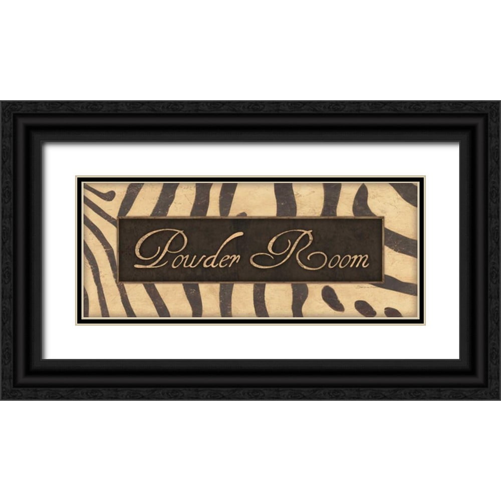 Marrott, Stephanie 14x8 Black Ornate Wood Framed with Double Matting Museum Art Print Titled ...