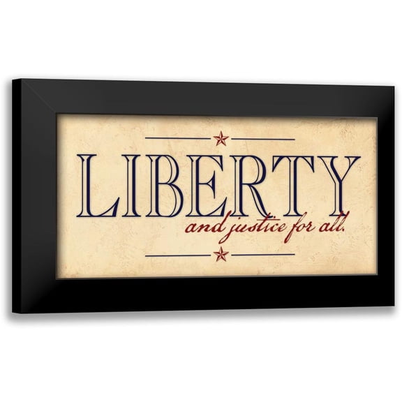 Marrott, Stephanie 14x9 Black Modern Framed Museum Art Print Titled - Liberty