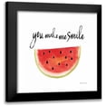thumbnail image 1 of Marrott, Stephanie 15x15 Black Modern Framed Museum Art Print Titled - Smile, 1 of 5