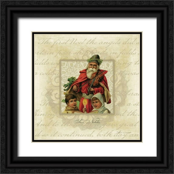 Marrott, Stephanie 15x15 Black Ornate Wood Framed with Double Matting Museum Art Print Titled - Saint Nicholas